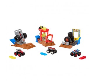 Pista Reto de Destruccion Arena Smashers Monster Trucks Hot Wheels surtido