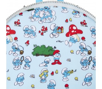 Mochila Pitufina Los Pitufos Loungefly 26cm