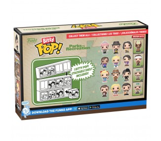 Blister 4 figuras Bitty POP Park and Recreation Andy