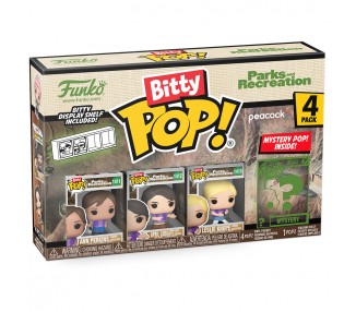 Blister 4 figuras Bitty POP Park and Recreation Goddess
