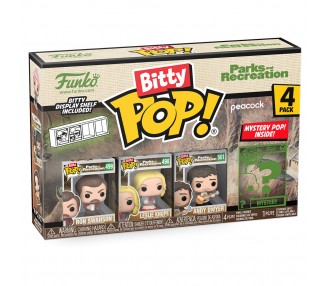 Blister 4 figuras Bitty POP Park and Recreation Ron