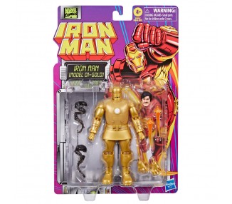 Figura Iron Man Model 01-Gold Iron Man Marvel 15cm