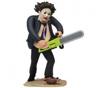 Figura Leatherface Pretty Woman Texas Chainsaw Man Massacre 50th Anniversary Toony Terrors 15cm