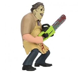 Figura Leatherface Bloody Texas Chainsaw Man Massacre 50th Anniversary Toony Terrors 15cm