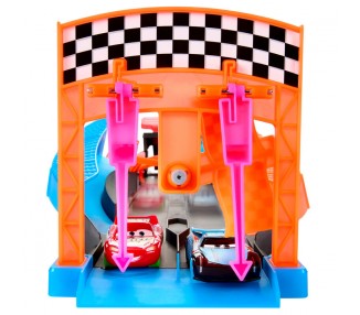 Pista Glow Race Lanza y Cruza Cars Disney Pixar