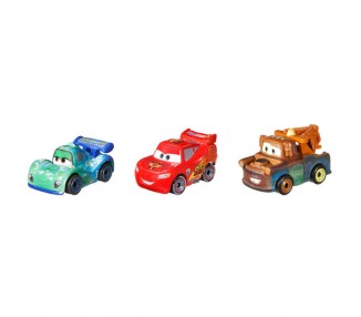 Blister 3 coches Cars Disney Pixar surtido