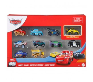 Blister 10 coches Cars Disney Pixar surtido