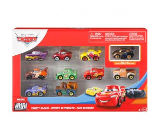 Blister 10 coches Cars Disney Pixar surtido