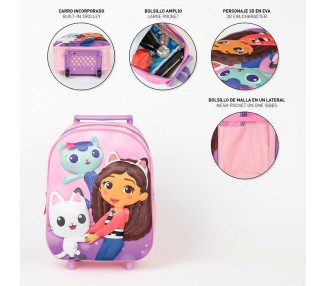 Trolley 3D La Casa de Muñecas de Gabby 31cm