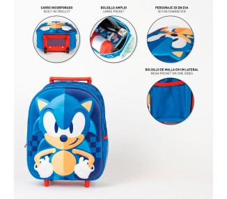 Trolley 3D Sonic the Hedgehog 31cm