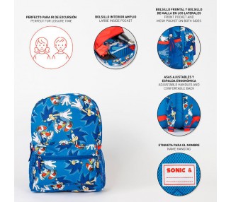 Mochila Sonic the Hedgehog 33cm