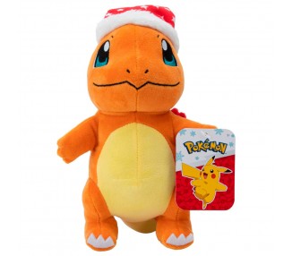 Peluche Charmander Navidad Pokemon 20cm