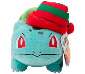 Peluche Bulbasaur Navidad Pokemon 20cm