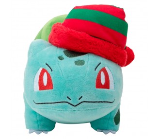 Peluche Bulbasaur Navidad Pokemon 20cm
