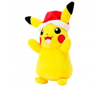 Peluche Pikachu Navidad Pokemon 20cm