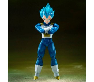 Figura S.H. Figuarts Super Saiyan God Super Saiyan Vegeta Unwavering Saiyan Pride Dragon Ball Super 14cm