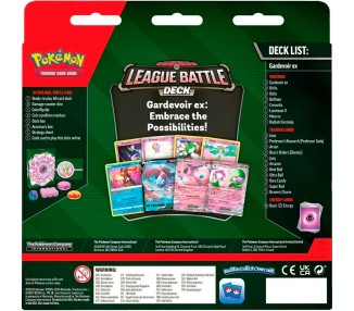 Blister juego cartas coleccionables Gardevoir League Battle Deck Pokemon ingles