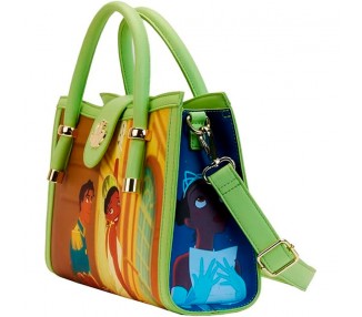 Bolso bandolera Tiana y el Sapo Disney Loungefly