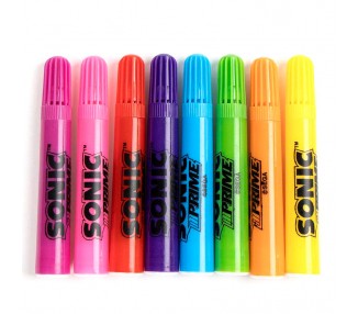 Set papeleria coloreable Sonic Prime