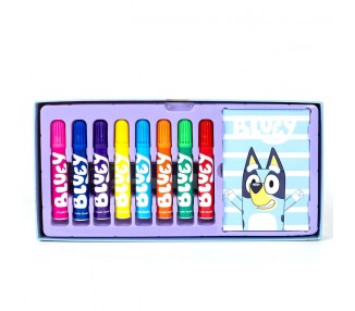 Maletin papeleria coloreable Bluey
