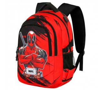 Mochila Plus Bad Deadpool Marvel 44cm