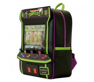 Mochila Vintage Arcade 40th Anniversary Tortugas Ninja Loungefly