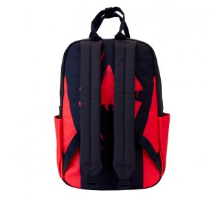 Mochila nylon Traje Miles Morales Spider-Verse Marvel Loungefly 43cm