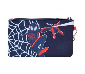 Cartera nylon Traje Miles Morales Spider-Verse Marvel Loungefly
