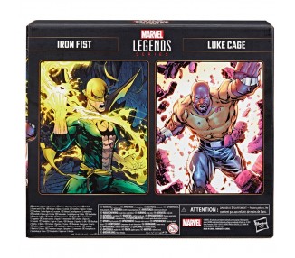 Blister figuras Iron Fist & Luke Cage Celebrating 65 Years Marvel 15cm
