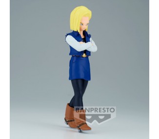 Figura Android 18 Solid Edge Work Dragon Ball Z 17cm
