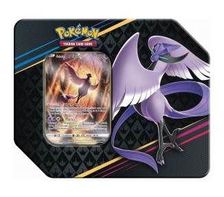 Lata metalica juego cartas coleccionables Crown Zenith V Pokemon surtido ingles