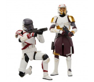 Blister 2 figuras Captain Enoch & Night Trooper Ahsoka Star Wars 15cm