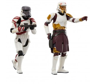 Blister 2 figuras Captain Enoch & Night Trooper Ahsoka Star Wars 15cm