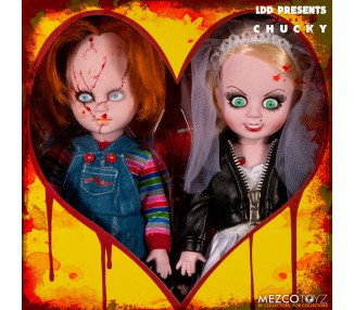 Set 2 muñecos Chucky and Tifanny Living Dead Dolls 25cm