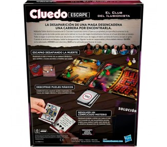 Juego mesa El Club del Ilusionista Cluedo español