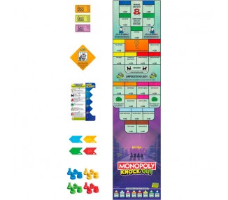 Juego mesa Monopoly Knock Out español
