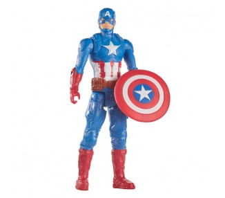 Figura Capitan America Deluxe Titan Hero Vengadores Avengers Marvel 30cm