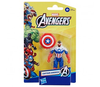 Figura Capitan America Vengadores Avengers Marvel 10cm