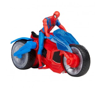 Figura Spiderman + Vehiculo Spiderman Marvel