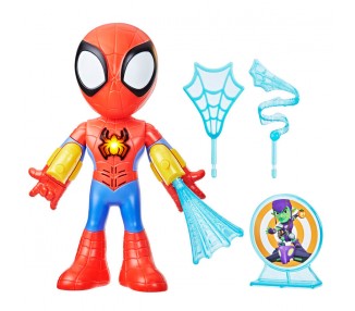 Figura Spidey traje electronico Spidey Amazing Friends Marvel 25cm