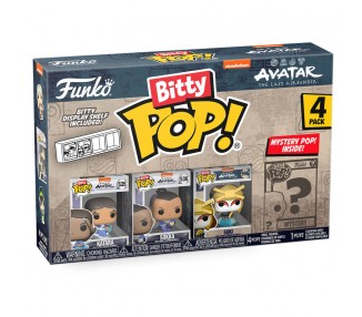 Blister 4 figuras Bitty POP Avatar The Last Airbender Katara