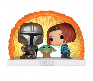 Figura POP Moments Star Wars The Mandalorian Grogu Force Barrier