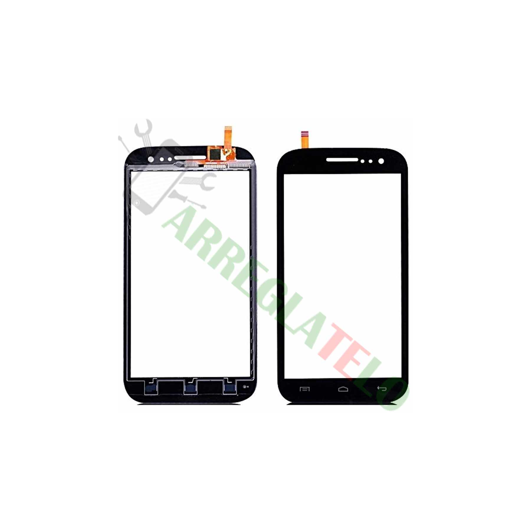 Pantalla Tactil Digitalizador Para Wiko Cink Five Negro Negra