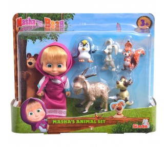 Blister 6 figuras Masha y el Oso