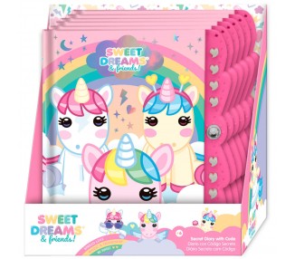 Diario con codigo Sweet Dreams
