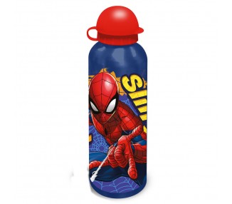 Cantimplora aluminio Spiderman Marvel 500ml surtido