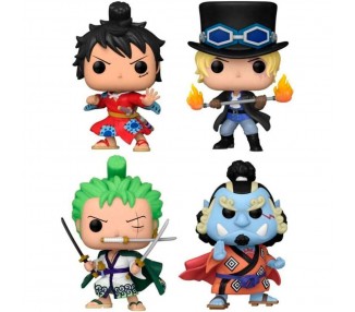 Blister 4 figuras POP One Piece Exclusive