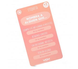 Juego de cartas Wow Generation