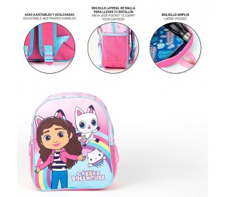 Mochila La Casa de Muñecas de Gabby 29cm