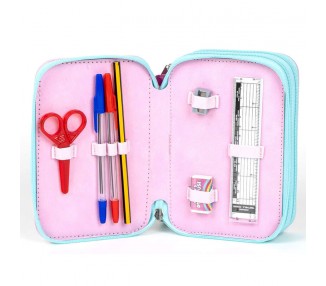 Plumier La Casa de Muñecas de Gabby triple